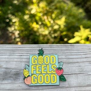 Starbucks 2017 Rare Enamel Good Feels Good Pin